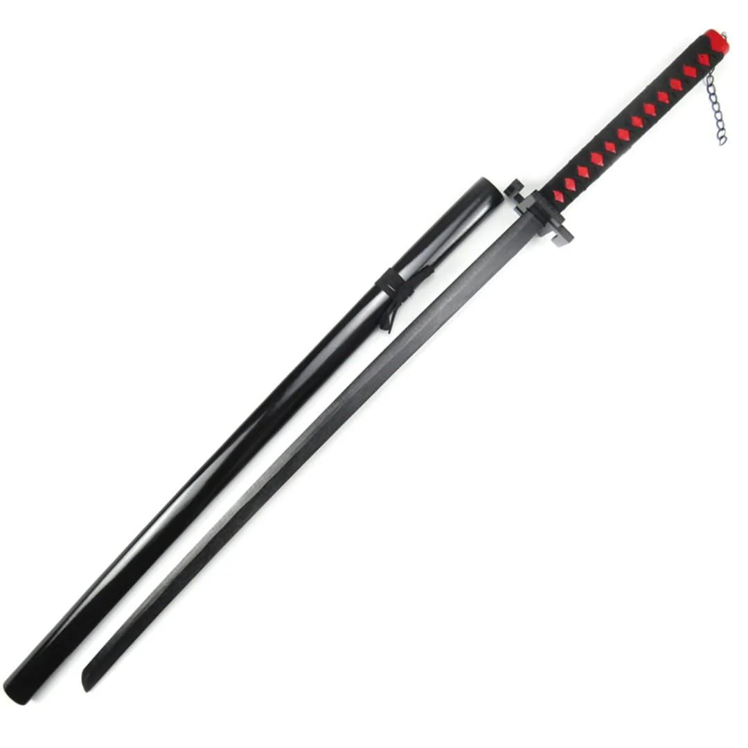 Bleach Ichigo Kurosaki's Zangetsu Wooden Katana 105 Cms