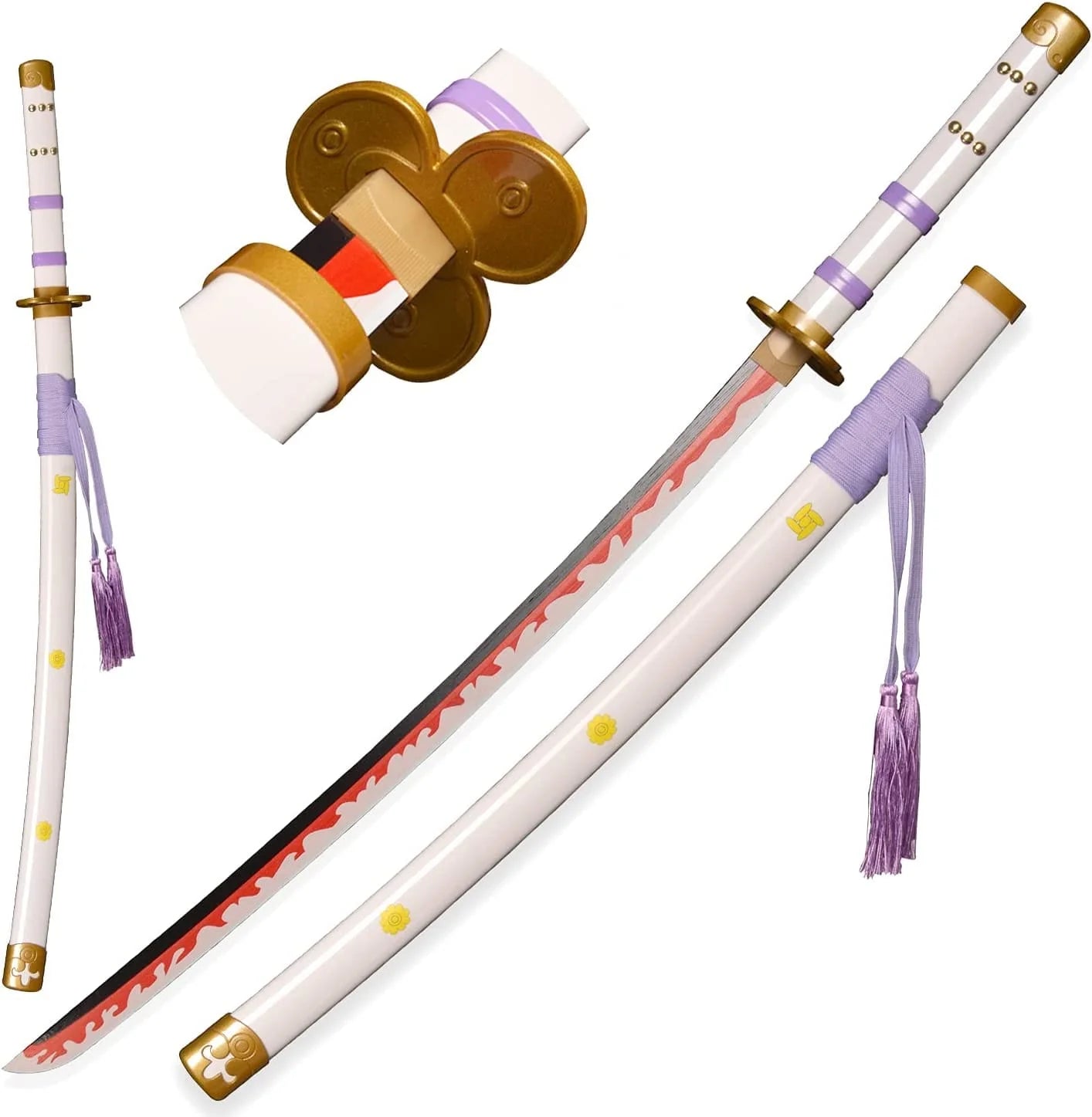 Kozuki Oden - Habakiri White Enma Katana 105 Cms