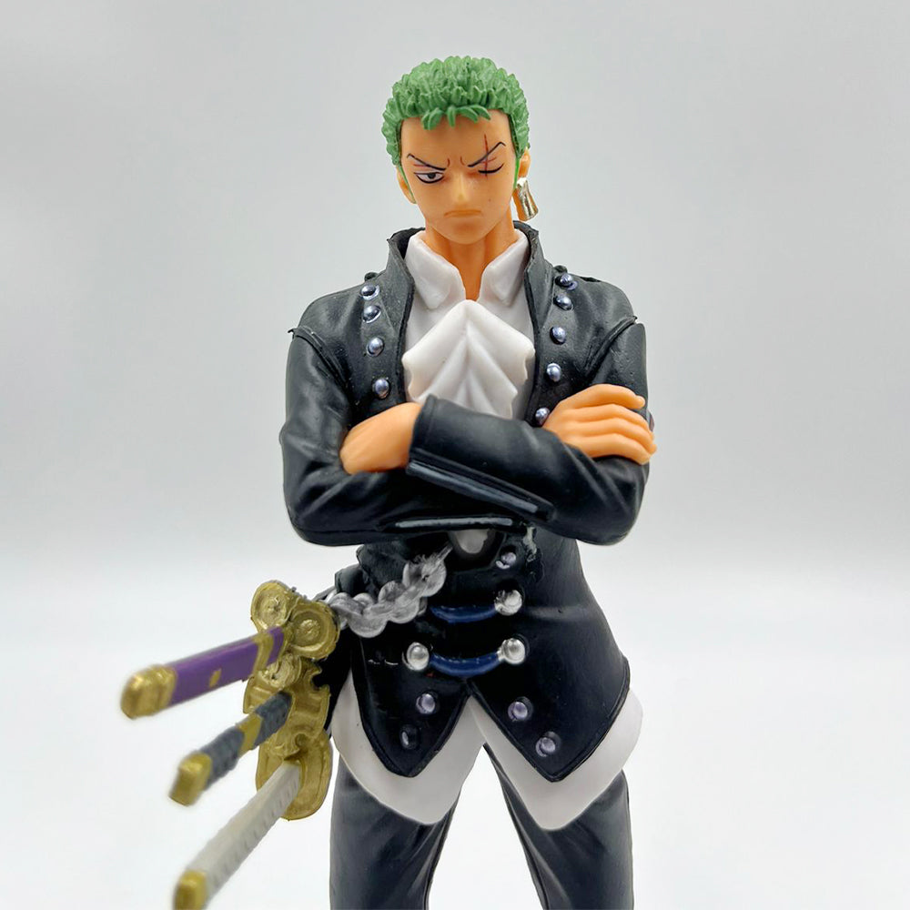 One Piece Zoro Black Suite Standing Action Figure 16cm