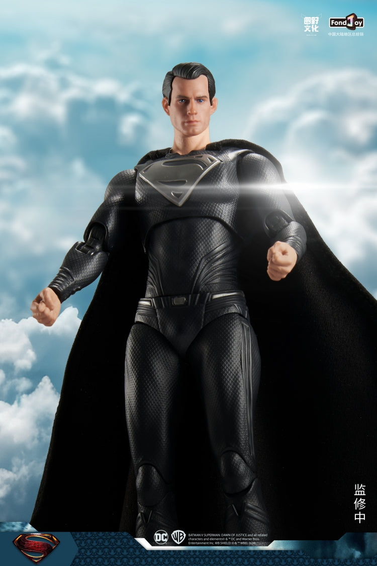 FondJoy DC Black Superman 1/9 scale Action Figure