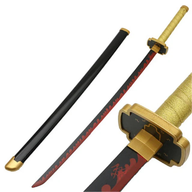 Demon Slayer Tsugikuni Yoriichi Nichirin Wooden Katana 105 Cms