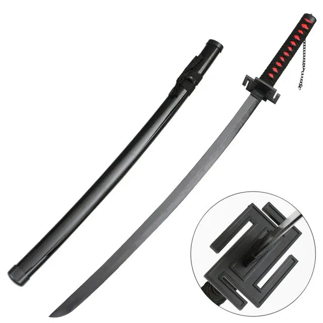 Bleach Ichigo Kurosaki's Zangetsu Wooden Katana 105 Cms